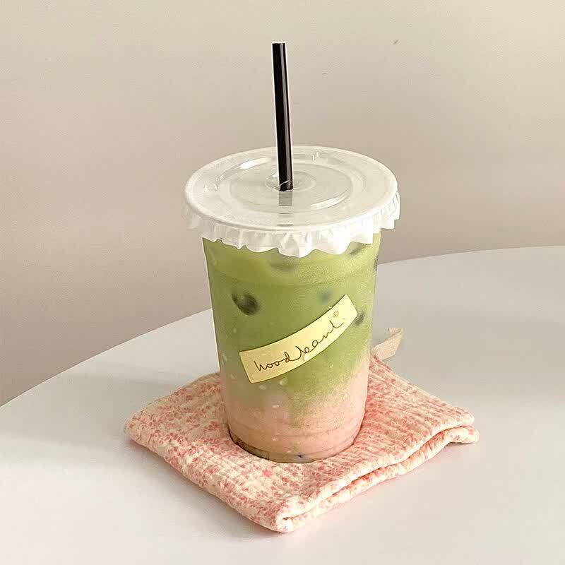 Disposable Plastic Coffee & Milk Tea Cup with Lid