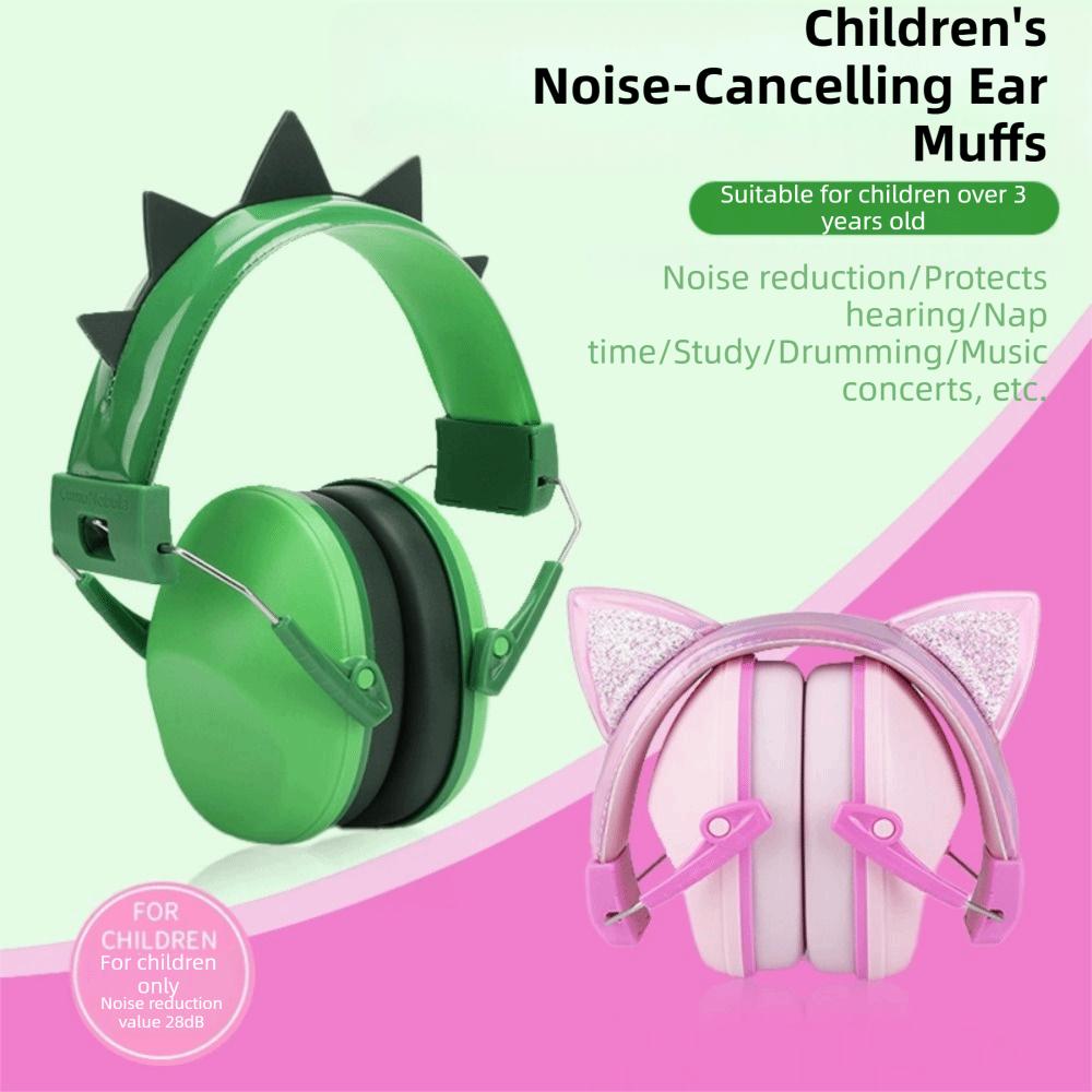 Cartoon Noise Reduction Muffs Noise Cancelling Hearing Protector Safety Ear Protector  for Sleep