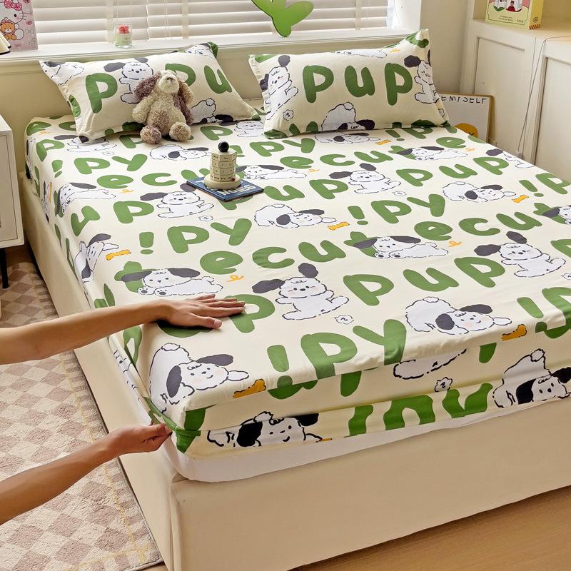 Foreign trade single product ins wind mattress three-piece set simple bedspread single piece Simmons mattress protective cover non-slip fixed