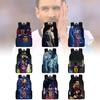 2024 New Mbappe Messi Ronaldo Neymar Football Print Backpack Lunch Bag Pencil Case Set Durable Polyester Cute Geometric Design