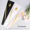 50Pcs Creative Crown Flower Wrapping Bag Single Flower Transparent Single Rose Sleeves Waterproof Bouquet Wrapper Wedding