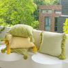 Knitted Pillow Cover Sofa Pillow Cushion Office Lumbar Pillow Home Pillow Cover