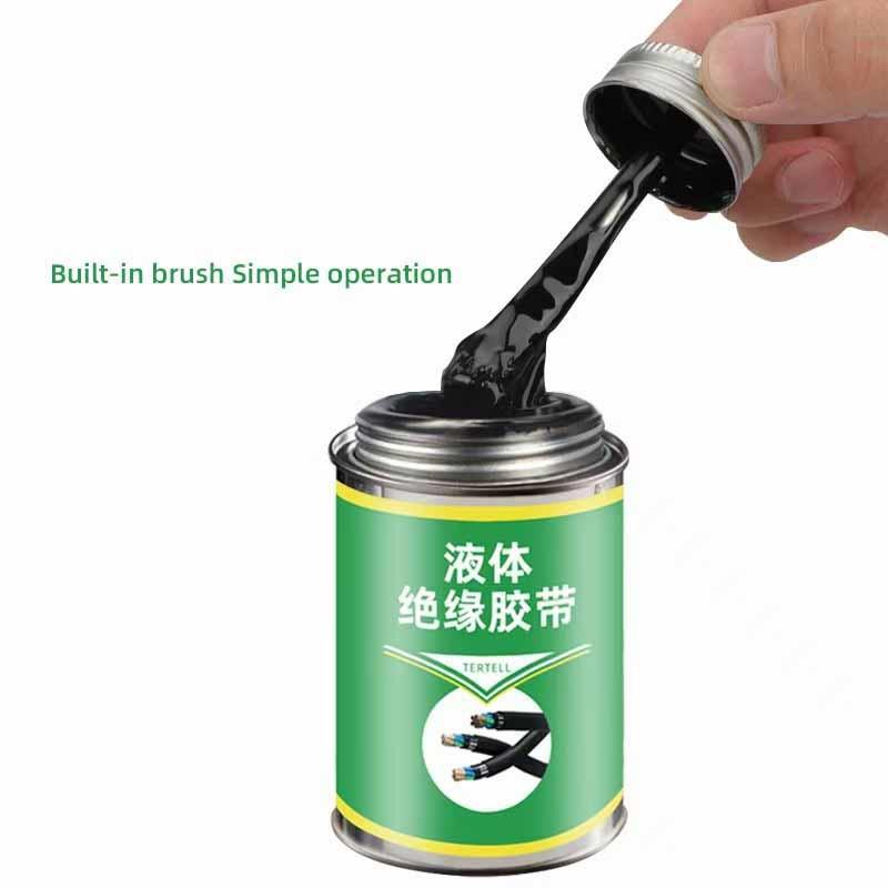 Liquid Electrical Tape Waterproof Sealant for Wires & Data Cables Insulating Flame Retardant Heat Resistant Anti-Leakage Flexible Rubber Coating