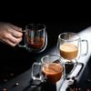 Double Layer Glass Mug With Handle Heat Resistant Glass Coffee Cup Fashion Multi Style Borosilicate Glass Cup