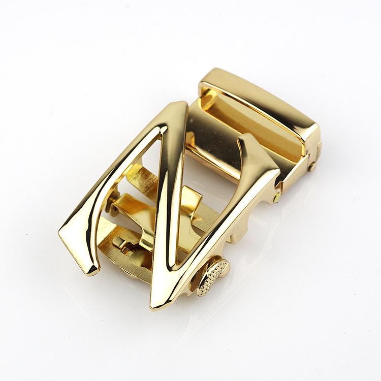 Men's Automatic Buckle Leather Belt