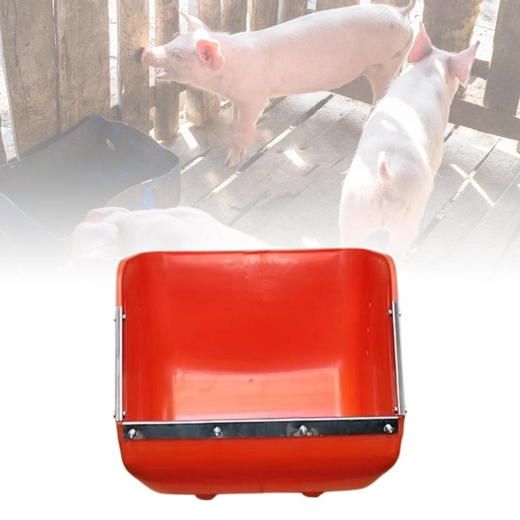 Pig Feeding Trough Large Capacity Fodder Tray Durable Feeder for Guinea Pigs and Small Livestock