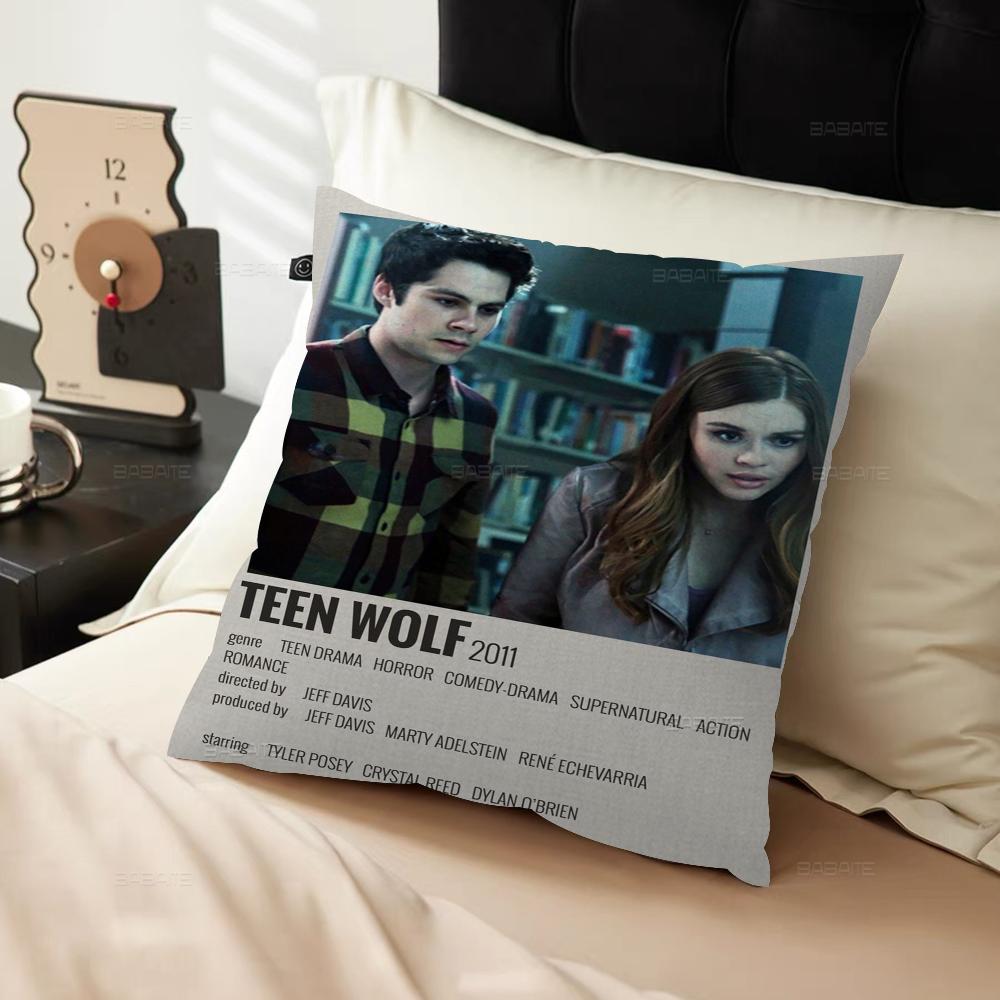 Teen Wolf 45*45cm Cushion Cover Pillow Cover Decor Pillowcase Home Pillowcase For Couch Pillow