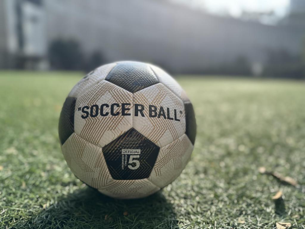 SFIDA THE SOCCER Size Practice Ball for Junior High and Adults Size BALL, 5, High, School, (WHT/GLD, 5)