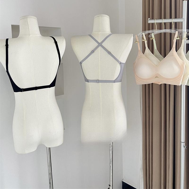 Non-marking Summer Cool Feeling Outside Expanding U Back Underwear Top Support Anti-sagging Side Breasts Bra