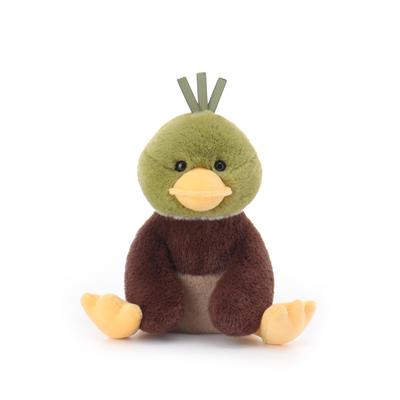 Aprikose Lamm Sonnenschein Stockente Plüschtier für Kinder, Weich und Niedlich, Flauschige Sonnenschein Stockente für Mädchen und Jungen, 16cm