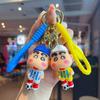 Football Messi Crayon Shin Chan Keychain Cartoon Couple Pendant Keychain Holiday Gift