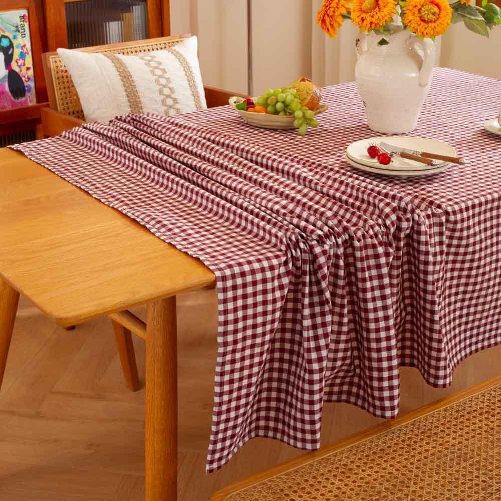 American Ins Small Plaid Tablecloth Coffee Table Cloth Tablecloth Table Picnic Cloth Pastoral Hotel Photo Fabric Manufacturer