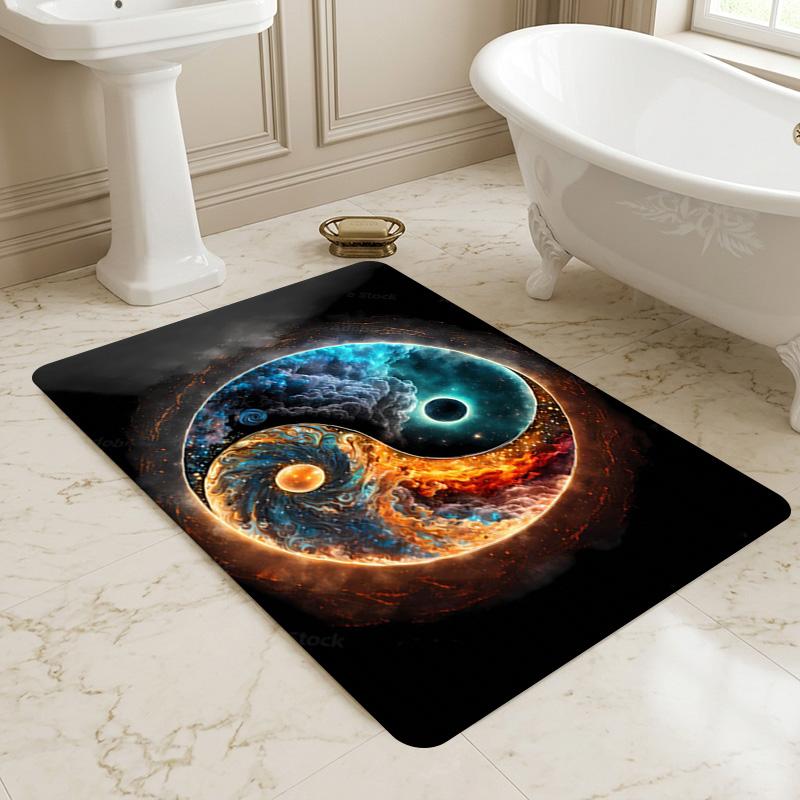 Yin Yang Universe Living Room Nonslip Area Rug Soft Carpet For Bedroom Game Playroom Sofa Office Home Decor Doormat Christmas Gift C9302611