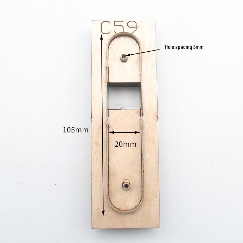 DIY Leather Notebook & Earphone Organizer Kit with Die-Cut and Japanese Knife Material