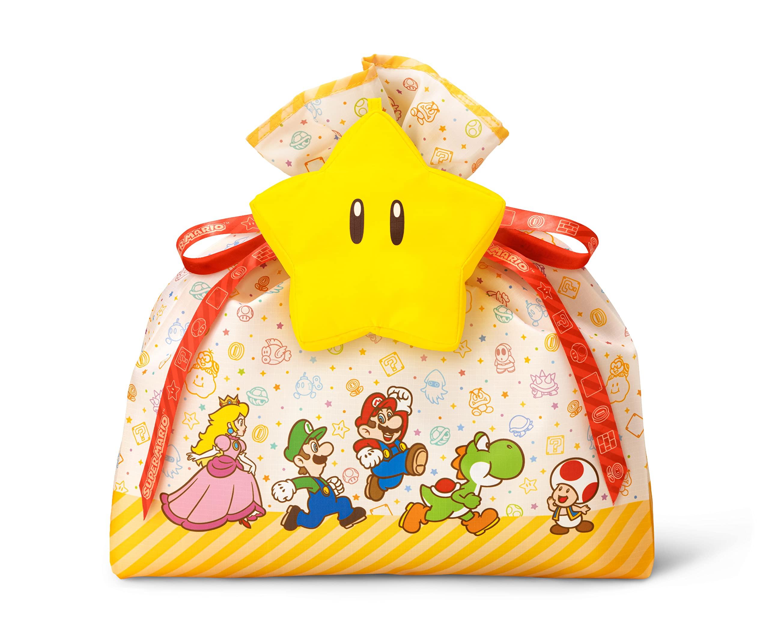Nintendo Sales Super Mario Wrapping Eco Bag Mario Characters Reusable Shopping Bag Gift Wrap Tote Nintendo Character Gift