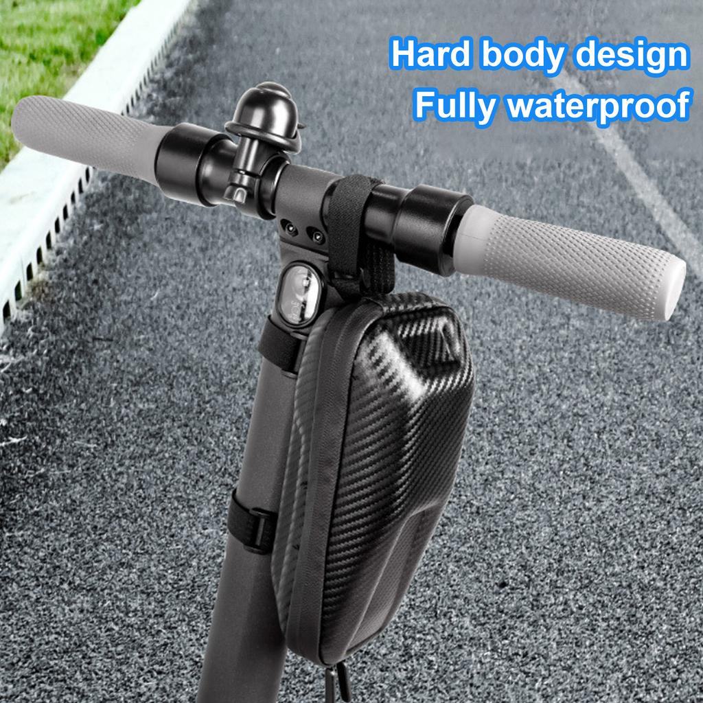 Bike Frame Bag Storage Pouch Waterproof PU EVA Hard Shell Multi Layer Large Capacity Bike Accessories
