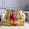 Jesus and The Virgin Mary Print Blanket Faith Religious Blanket Soft Warm Throw Blanket Sofa Bedding Birthday Gifts Blanket