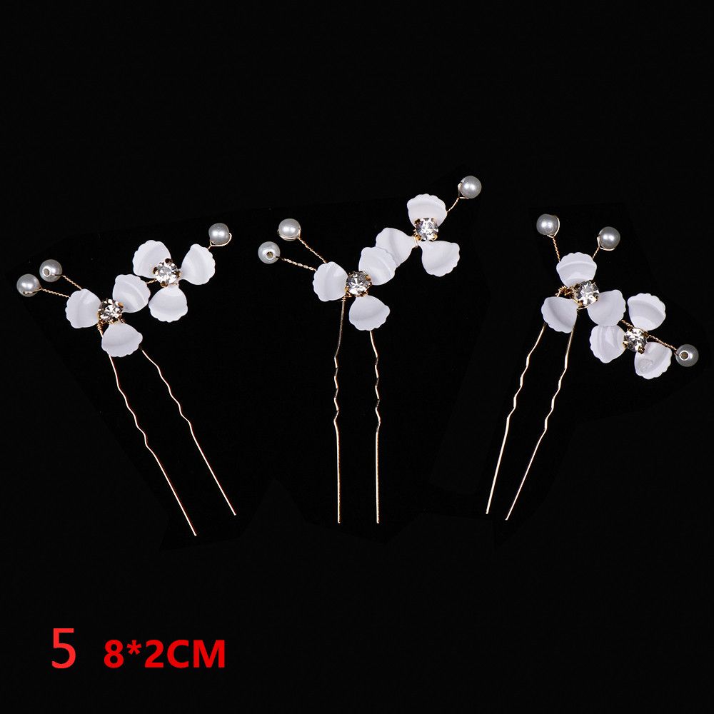 1/2/3PCS Crystal Hair Jewelry Wedding Headpieces Hair Clips Women Hairpins Headwear