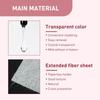 Fiber Builder Nail Extension Set Strengthen Nail Hardness Prevent Breakage Elliptical Nail Shape Fiber Sheet Nail Extension Use