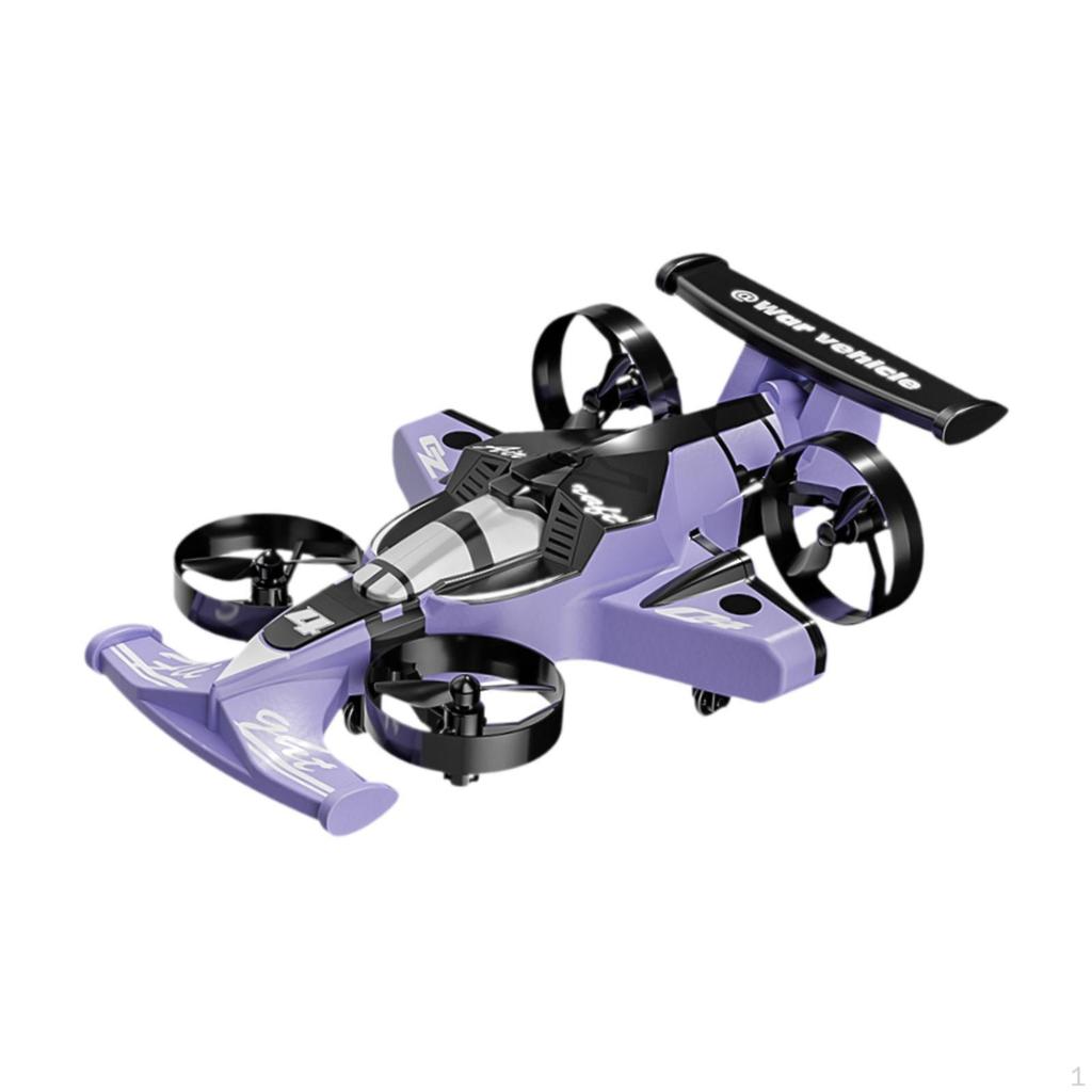 RC Quadcopter Electric Aircraft Headless Mode 2in1 Mini Drone Car Children Toy for Adult Boys