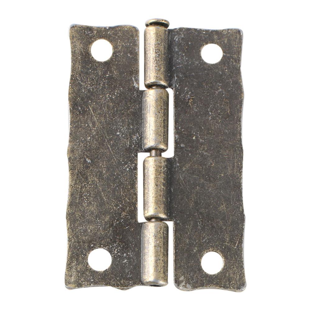 Door Hinges Hinges 4pcs Antique Printing Easy To Install Retro Design With Screws Zinc Alloy Vintage Wooden Boxes