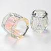 Luxurious Artificial Crystal Nail Brush Cleaner With Scratch Resistant Surfaces Crystal Glass Dish For Salon Use