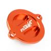 For KTM 390 Duke 2013 2014 2015 2016 2017 2018 CNC Accessories Motorcycle Protector Orange Cover CNC Engine Oil Filter Cover