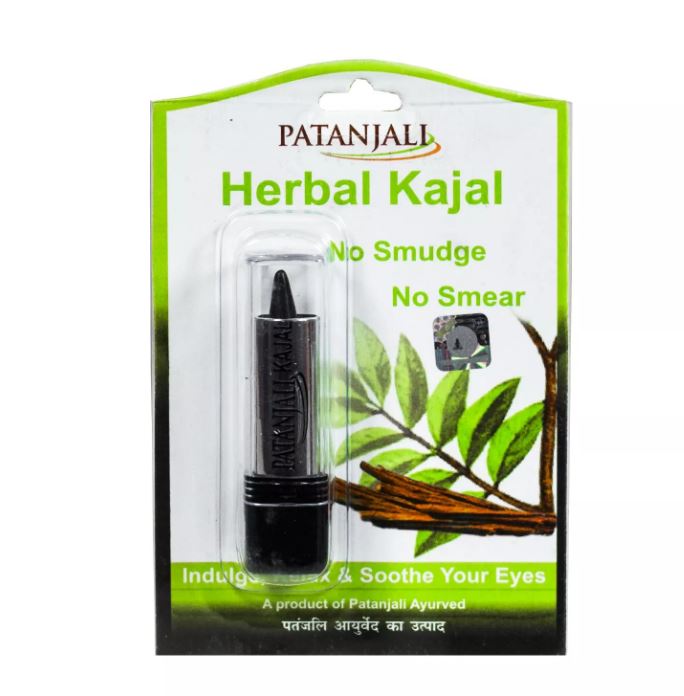 Каджал: Натуральная подводка для глаз (3 г), Травяной Каджал Патанджали