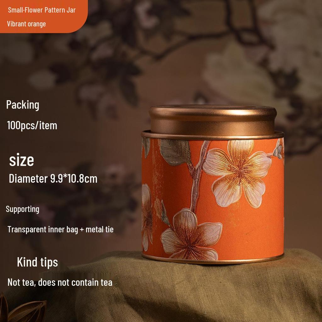 Exquisite Multi-Tea Storage Can: Sealed Container for Black, Green, Jasmine, White, & Oolong Tea.