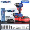 NANWEI 350 Nm Electric Impact Wrench Chuck Diameter 1/2, Maximum Speed 2450 rpm