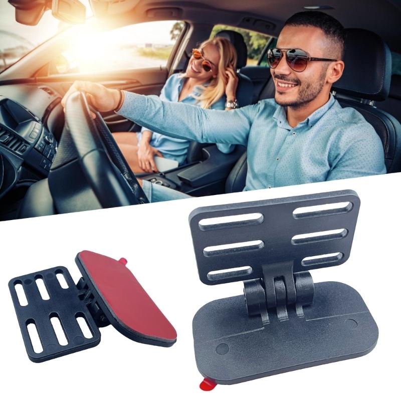 Car Dashboard Camera Mount 360 Degree Rotation Universal Car DVR Holders Ensures Stable Recording On Bumpy Road Simple Installs