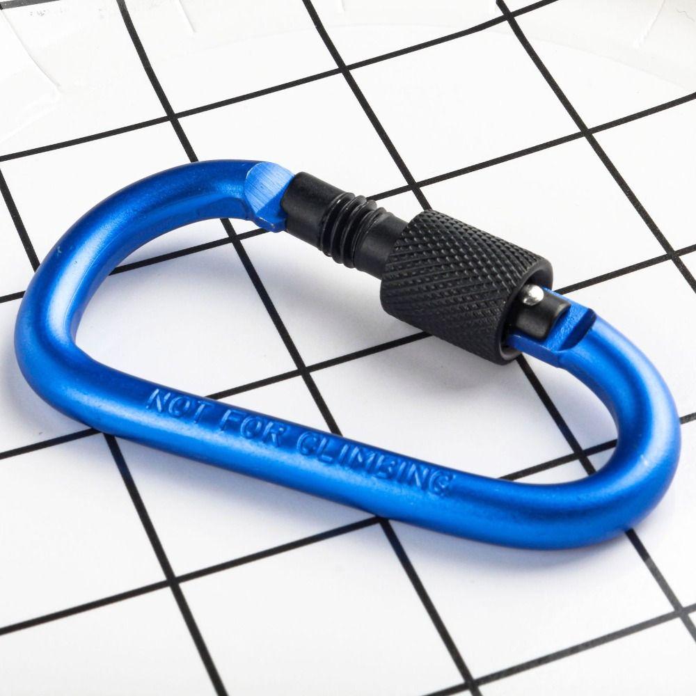 Key Holder D Shape Carabiners Tourist Hooks Carabiner Clip Fishing Carbin Buckle Water Cup Buckle