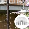 Squirrel Proof Spring Device Metal Squirrel Baffle Hanging Compression Outdoors Spring For Feeder Station Wrap Around Protection