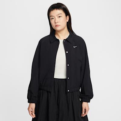 Nike Jackets Women s Black Lapel Moderate Other XS