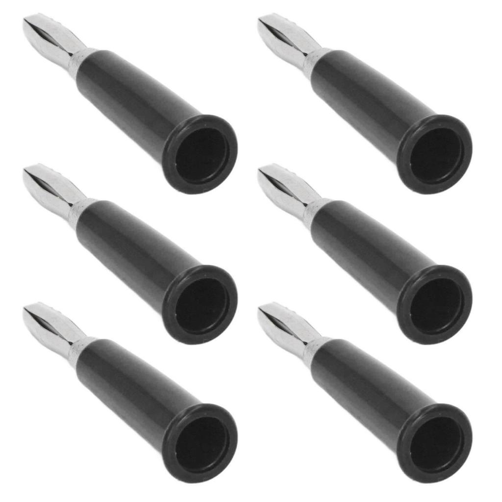 100 Stück Horn-Bananenstecker Messing-Zink-Legierung ABS geschweißte Bananenstecker Anschluss für LKW-Batterien