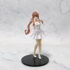Anime Figure Monika Doki Doki Literature Club Ball Gown Dress Cute Girl Statue Desktop Decoration Collectible For Anime Fans