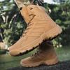 Nouvelle arrivée bottes de moto pour hommes chaussures d'escalade à lacets bottes de randonnée respirantes hommes chaussures montantes légères antidérapantes pour hommes
