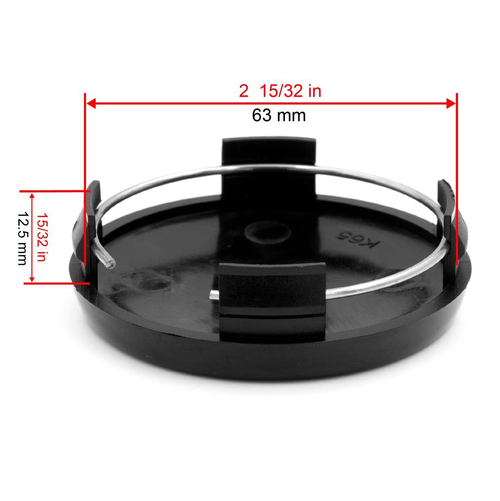 Wheel Center Cap 65mm 63mm Set of 4 Wheel Center