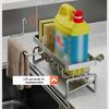 Stainless Steel Drain Basket Easy-to Multi-functional Storage Rack For Kitchen Sink Drain Rack
