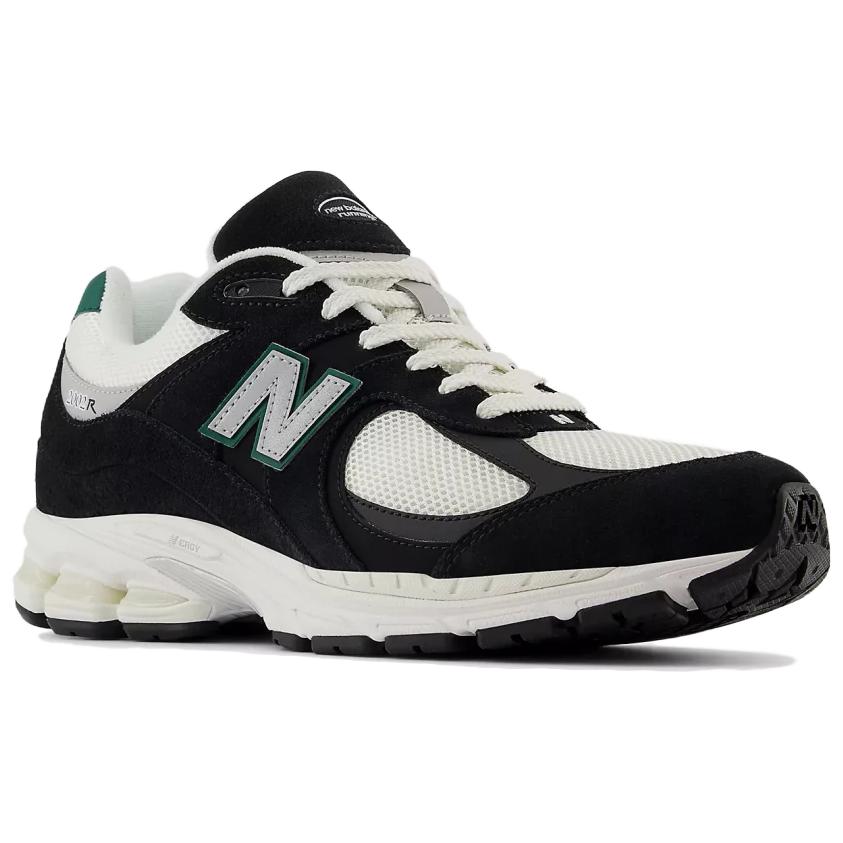 New Balance 2002R Black Marsh Green Unisex Sneakers Sea-Salt M2002RRA