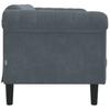 Vidaxl Sofa Dwuosobowa, Ciemnoszara, Aksamit