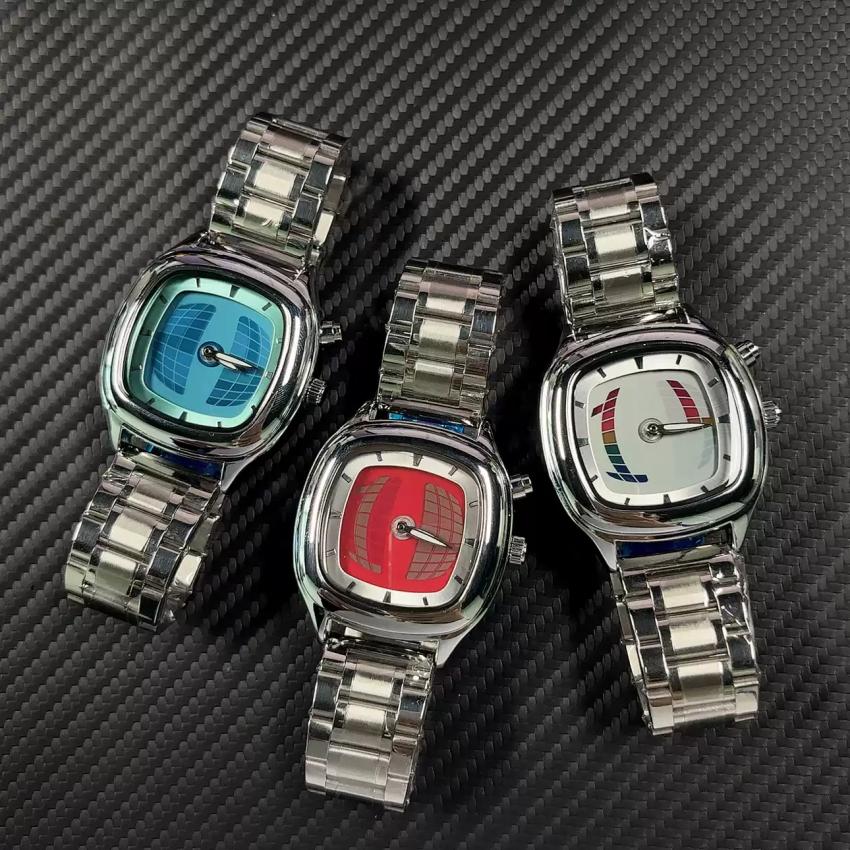Men's Watch Y2K INS Style Fashionable Creative Quartz Watch Digital Dual Display Luminous Pointer Relojes Para Hombres