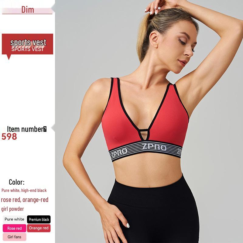 

Women s High-Impact Quick-Dry Sports Bra - Shockproof Yoga & Running Vest Small