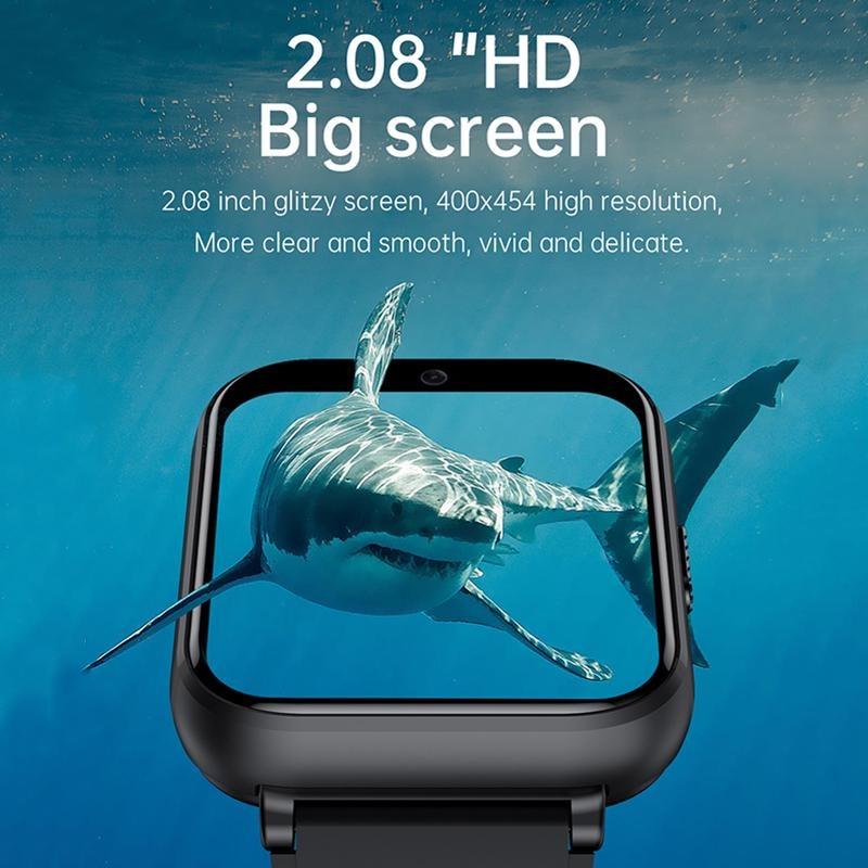 Rainbuvvy Q668 4G Akıllı Saat Telefon 1,99 inç ekran Android 9.0 Dört Çekirdekli 2GB RAM 16GB ROM 930mAh WIFI 5MP Çift Kamera Zarif Saat