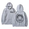French Metal Band Gojira Skeleton Double-sided Pattern Hoodie Men's and Women's Retro Classic Pullover Men's Casual Warm Hoodie