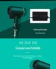 Portable Foldable Hair Dryer: Silent, High-Power, Negative Ion Technology for Gentle Home & Dormitory Use.