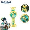 Genshin Impact Venti Barbatos Gnosi Metal Anemo Heart Of God Cosplay Prop Gift