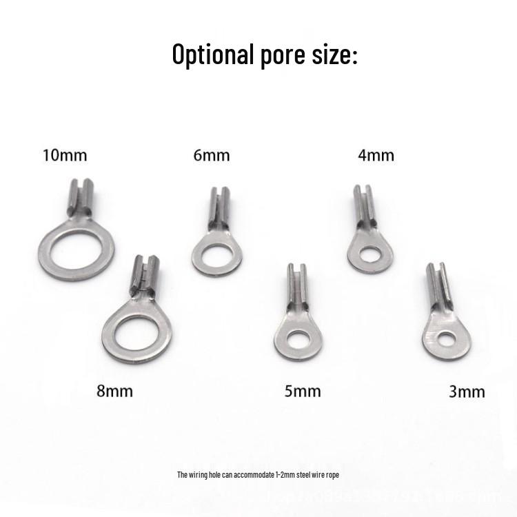 Stainless Steel Heavy-Duty Safety Rope Terminal with Cold Press Fitting