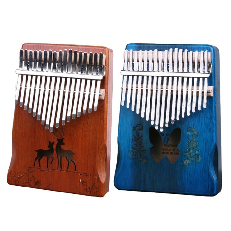 Mini Thumb Piano, Kalimba 17 Keys Thumb Piano Solid Wood Kalimba Mini Finger Piano Music Gifts for Kids Adults Beginners