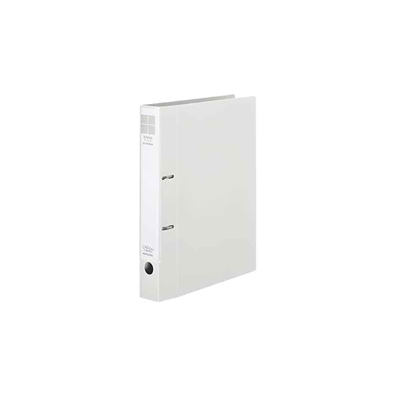 KOKUYO D-ring Binder, Smooth Style, A4 Size, 2 Holes, 300-sheet Capacity, Off-white, Model Number: U-UDS430W